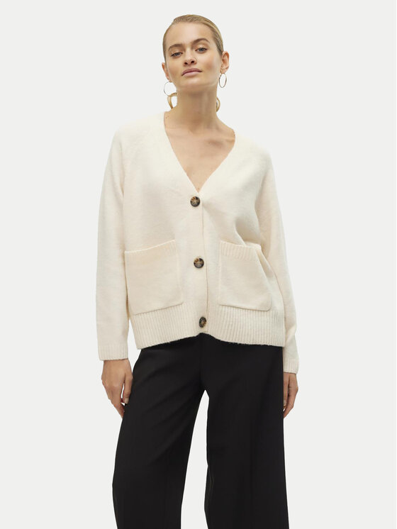 Vero Moda Vero Moda Cardigan Boom 10320457 Bej Loose Fit