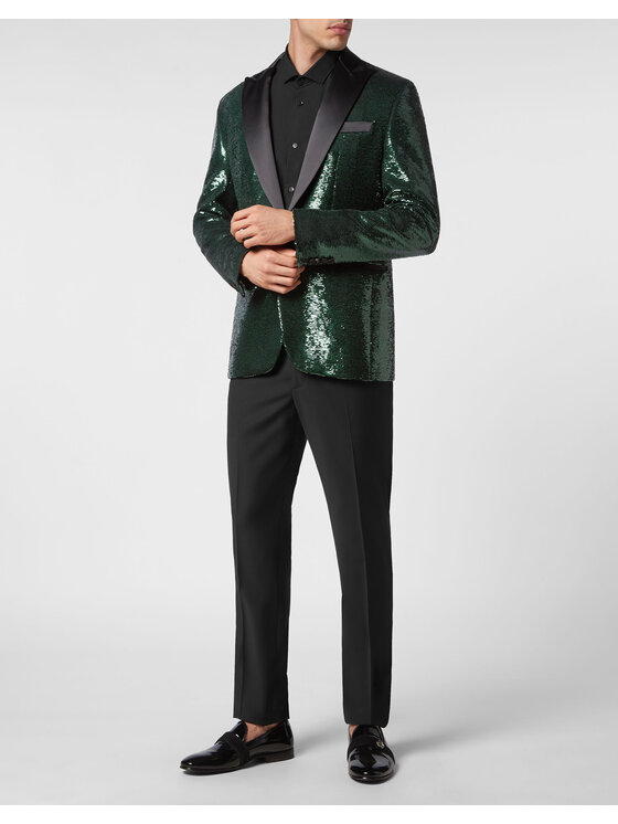 PHILIPP PLEIN PHILIPP PLEIN Sako 15959 Zelená Fitted Fit
