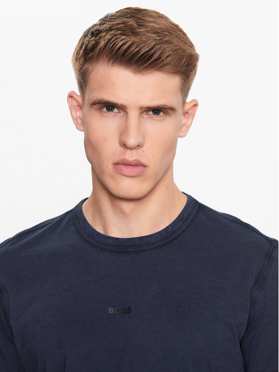 BOSS Boss Marškinėliai Tokks 50502173 Tamsiai mėlyna Regular Fit