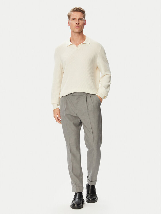 BOSS BOSS Светр H-Lomarino 50565511 Кремовий Regular Fit