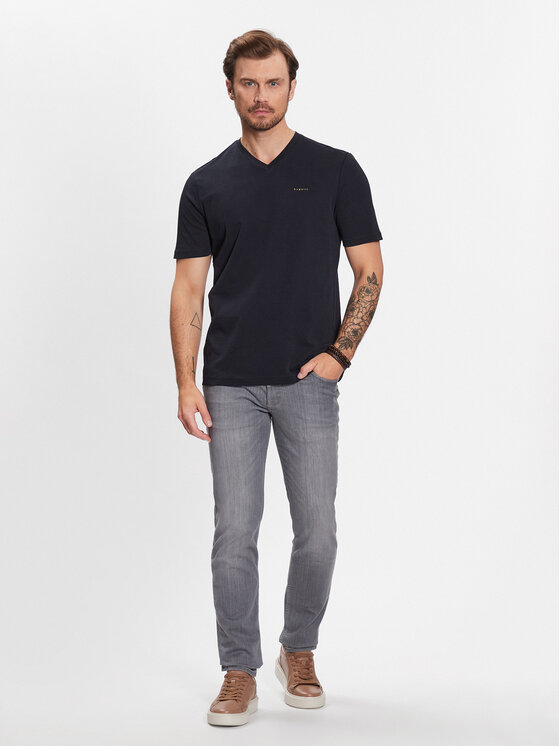 Bugatti Bugatti T-särk 8450 35190 Tumesinine Slim Fit