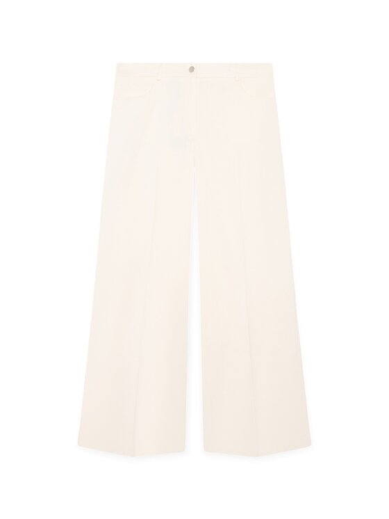 Fiorella Rubino Fiorella Rubino Pantaloni di tessuto P025T005228N011 Bianco Regular Fit