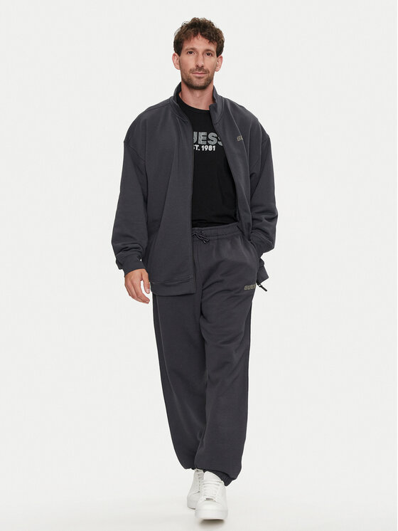 Guess Guess Majica dugih rukava Emis Z4YQ01 KAIJ1 Siva Regular Fit