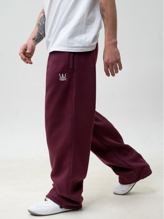 Jigga Wear Jigga Wear Spodnie dresowe 131671 Fioletowy Baggy Fit