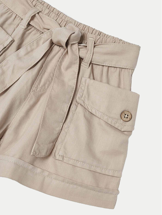 Mayoral Mayoral Pantaloncini di tessuto 3252 Beige Regular Fit