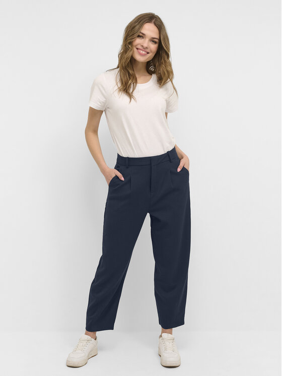 Kaffe Kaffe Szövet nadrág Merle 10504769 Sötétkék Classic Fit