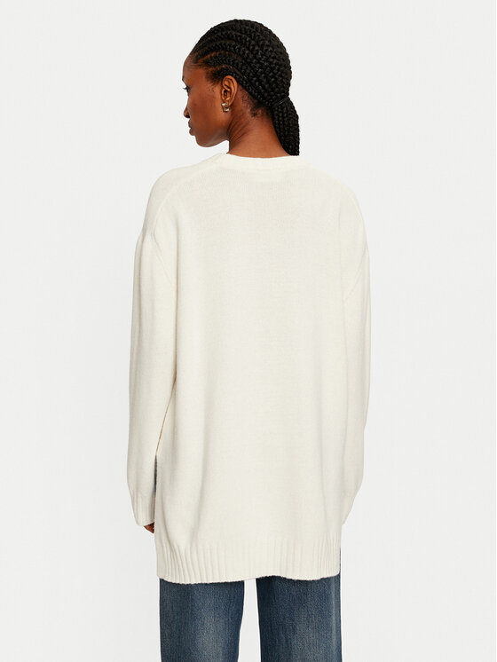 ViCOLO ViCOLO Sweter 77070S Écru Relaxed Fit