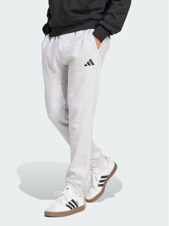 adidas adidas Bavlnené nohavice 159744 Sivá Regular Fit
