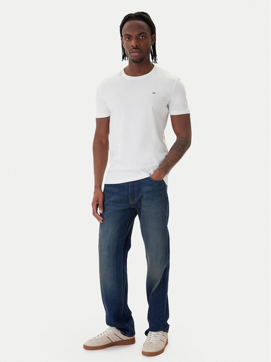 Tommy Jeans Tommy Jeans Marškinėlių komplektas DM0DM21579 Balta Slim Fit