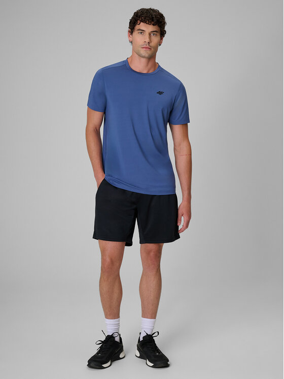 4F 4F Szorty sportowe CORE SYSTEM Czarny Regular Fit