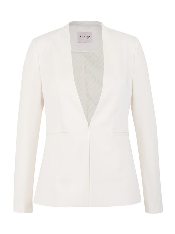 Orsay Orsay Marynarka 1000136044000__36 Biały A-Line Fit