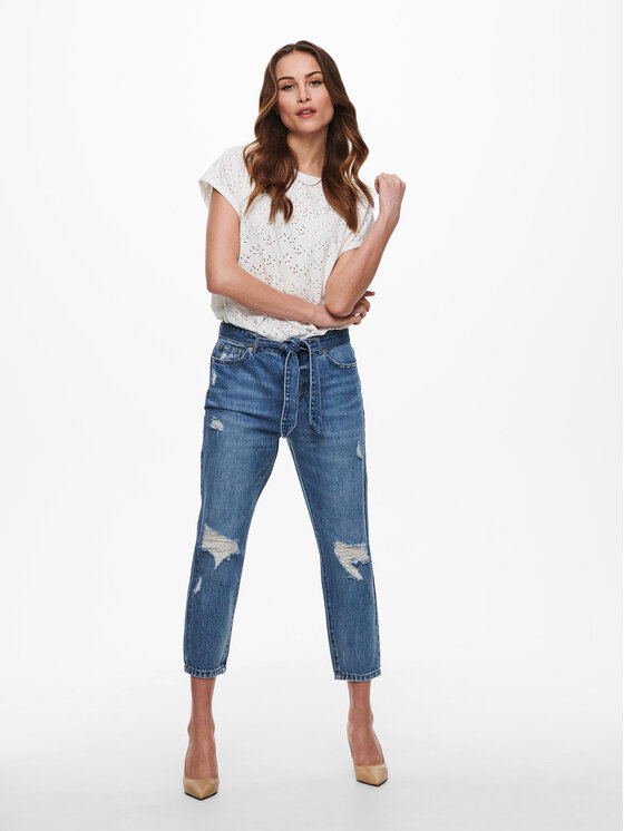 ONLY ONLY Blusa Smilla 15231005 Bianco Regular Fit