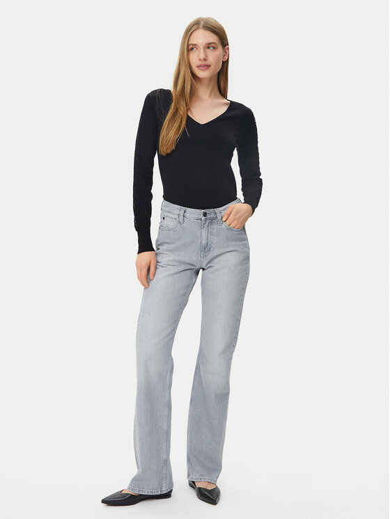 Morgan Morgan Svetr 251-MIELO Černá Slim Fit
