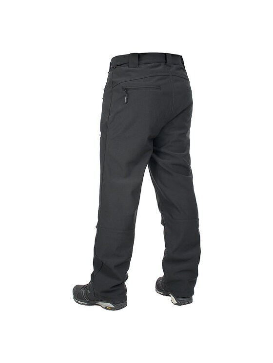 Trespass Trespass Spodnie przeciwdeszczowe TP5573 Czarny Classic Fit