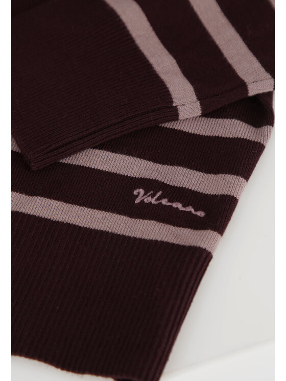 Volcano Volcano Sweter S-TOLA Fioletowy Regular Fit