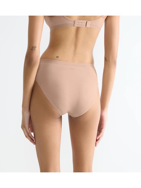 Triumph Triumph Figi klasyczne sloggi GO Daily Cotton Tai 3P Beżowy