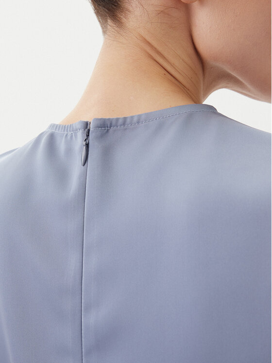 Eleh Eleh Bluza ESS250183 Modra Regular Fit