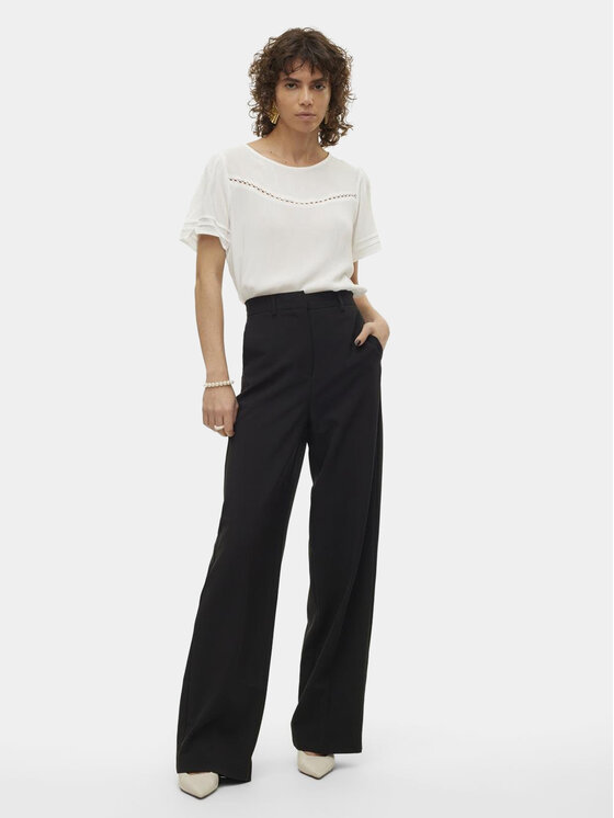 Vero Moda Vero Moda Halenka Menny 10303665 Bílá Regular Fit