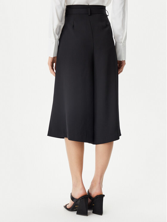 Rinascimento Rinascimento Kalhoty culottes CFC0122530003 Černá Regular Fit