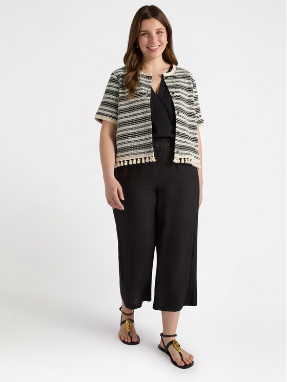 Fiorella Rubino Fiorella Rubino Pantaloni di tessuto P143T004864N033 Nero Regular Fit