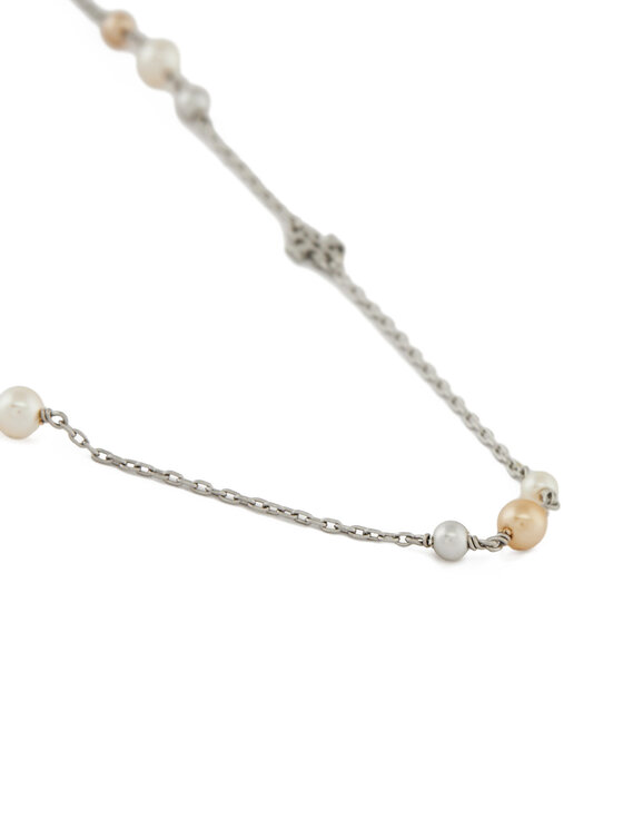 Tory Burch Tory Burch Komplektas: vėrinys ir auskarai 165322 Sidabrinė