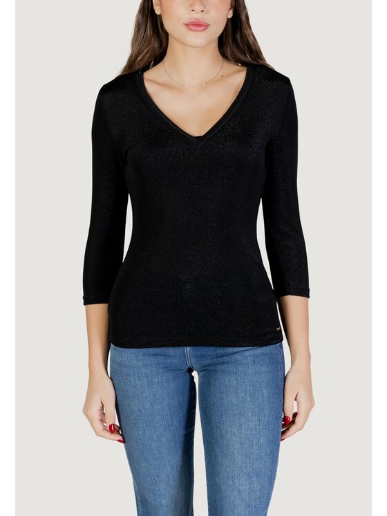 Morgan De Toi Morgan De Toi Longsleeve 242-TIWI Nero Casual Fit