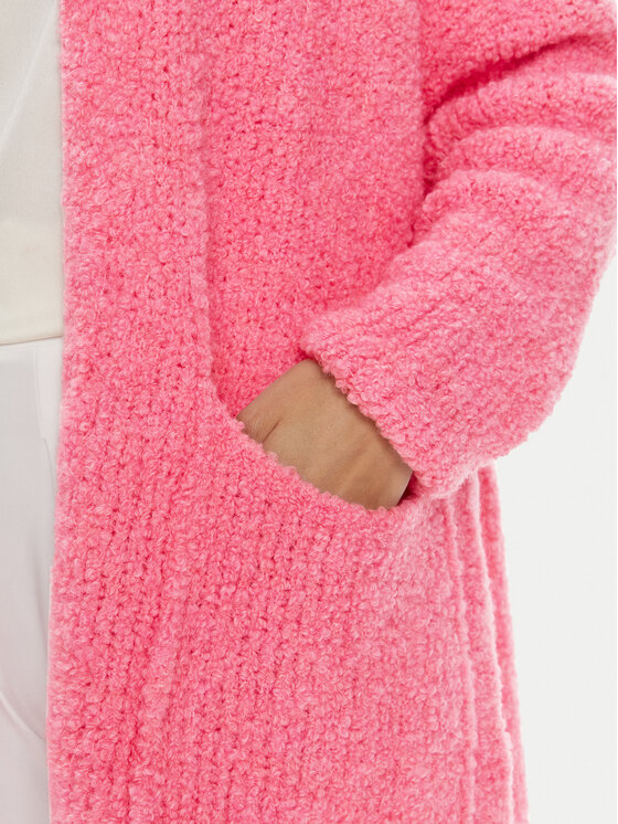 American Vintage Cardigan Zolly ZOL19BE24 Rosa Relaxed Fit Modivo