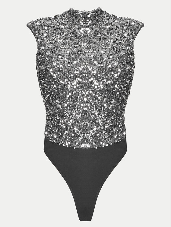 BARDOT BARDOT Bodi 59669TB Srebrna Slim Fit