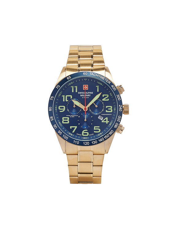 Swiss Alpine Military Hodinky 7047.9115 Zlatá