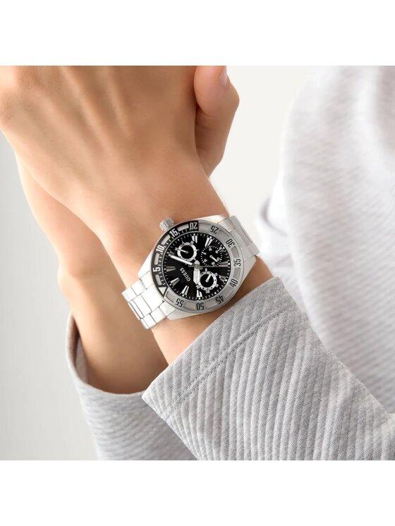Guess Guess Hodinky GW0904G Stříbrná