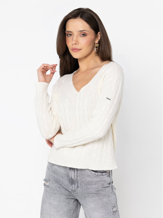 Miss LK Miss LK Sweter MISSLKS V-Neck Fit