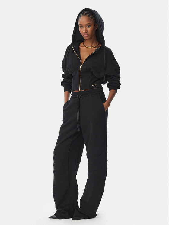 Just Cavalli Just Cavalli Світшот 81PAIE22 CF102 Чорний Regular Fit