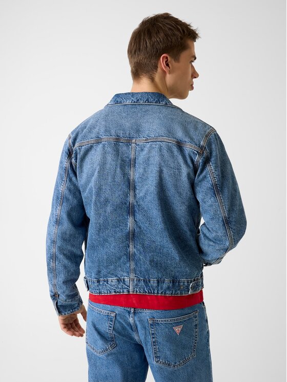 Guess Jeans Guess Jeans Kurtka przejściowa 181633 Niebieski Classic Fit