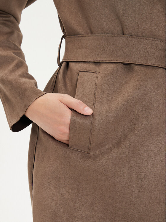 ONLY ONLY Kevad-sügis mantel Joline 15315660 Pruun Regular Fit