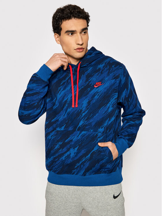 Nike Nike Bluza Essentials DD5126 Niebieski Regular Fit