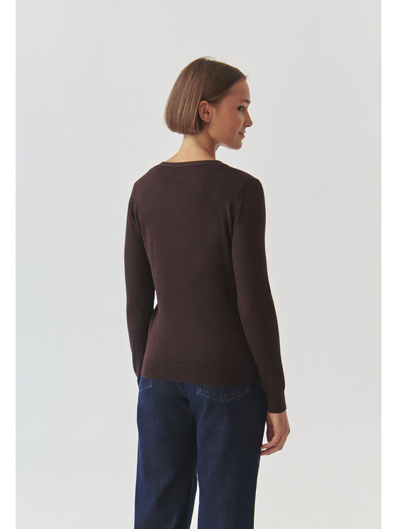 TATUUM TATUUM Sweter VERA Brązowy Classic Fit