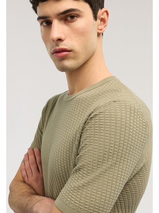 Trussardi Trussardi T-shirt M0718000076N014 Verde Regular Fit