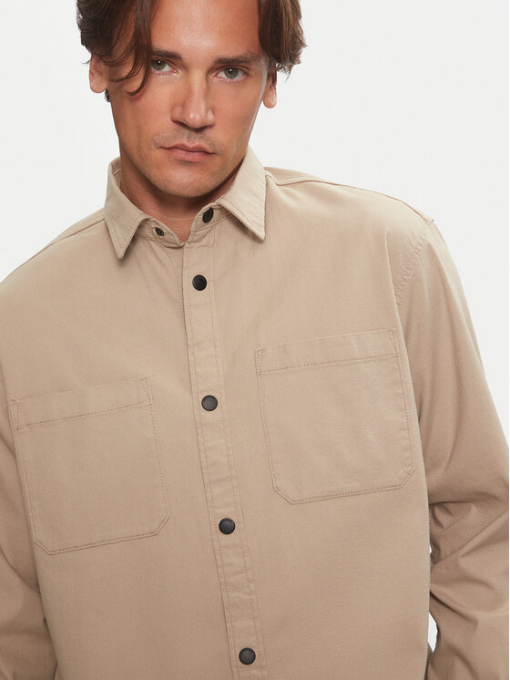 Jack&Jones Jack&Jones Πουκάμισο Logan 12262112 Μπεζ Relaxed Fit
