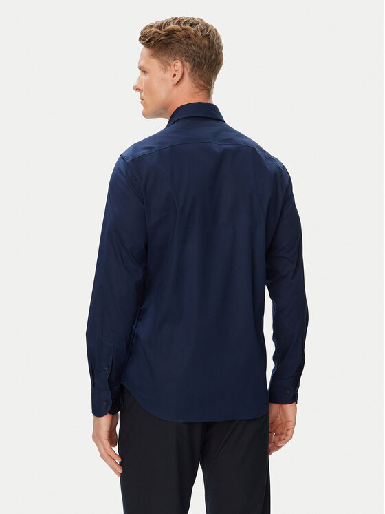 Tommy Hilfiger Tommy Hilfiger Риза MW0MW45307 Тъмносин Regular Fit