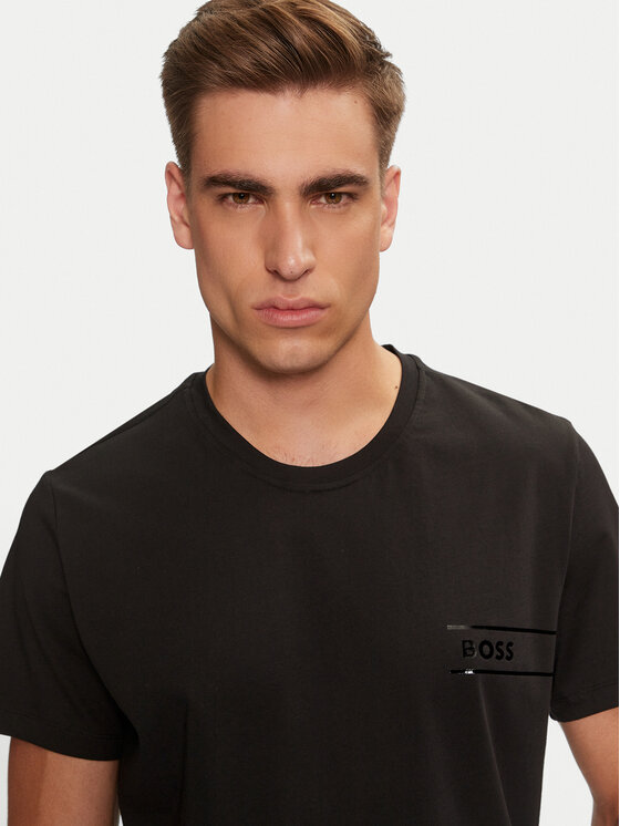 BOSS Boss Футболка 50517715 Чорний Regular Fit