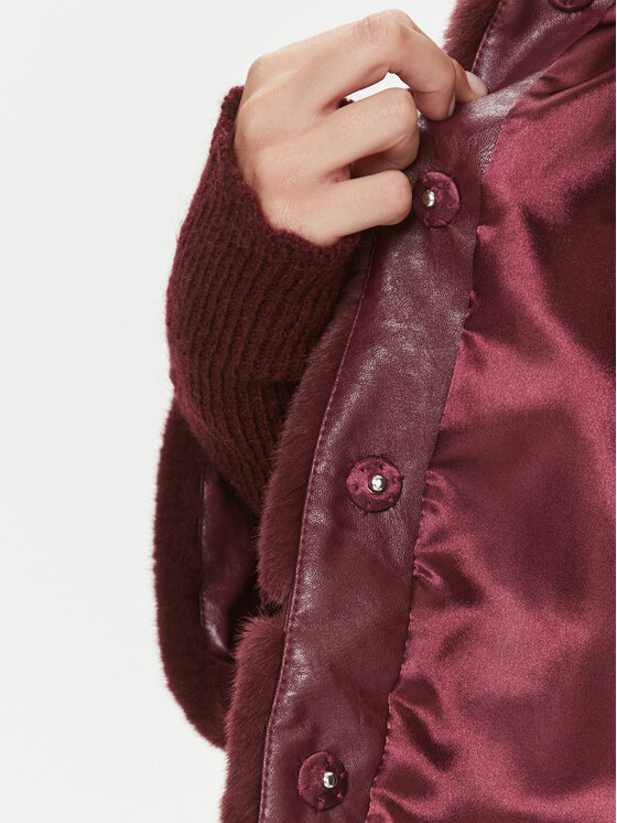 Patrizia Pepe Patrizia Pepe Krzno 2O0107/E5T7-M473 Bordo rdeča Regular Fit