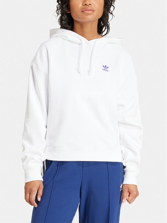 adidas adidas Majica dugih rukava Adibreak IS2435 Bijela Loose Fit
