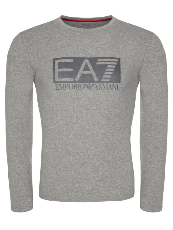 EA7 Emporio Armani EA7 Emporio Armani Marškinėliai ilgomis rankovėmis 3GPT64 PJ03Z 3905 Pilka Regular Fit