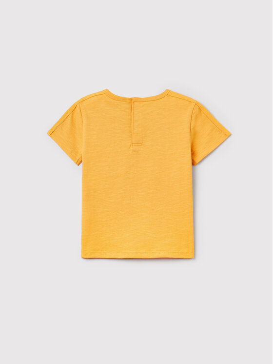 OVS OVS Marškinėliai 1480390 Oranžinė Regular Fit