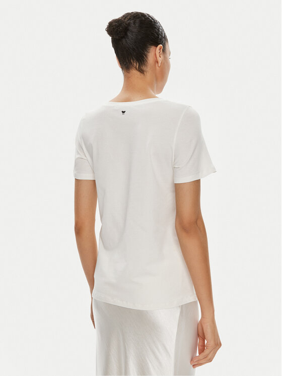 Weekend Max Mara Weekend Max Mara T-Shirt Multif 2415971042 Bílá Regular Fit