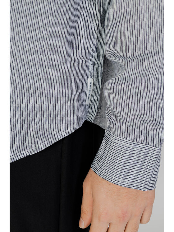 Armani Exchange Armani Exchange Košile 3DZC48 ZNRNZ Černá Long Fit
