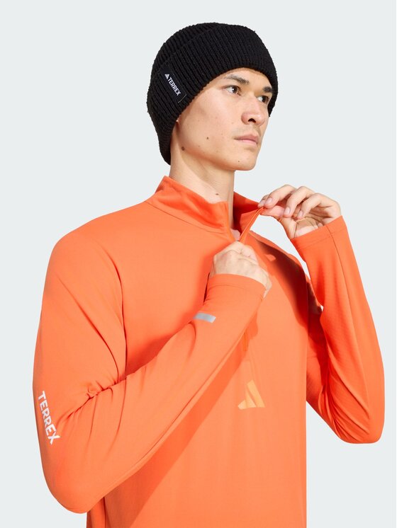 adidas adidas Bluza 169159 Pomarańczowy Slim Fit