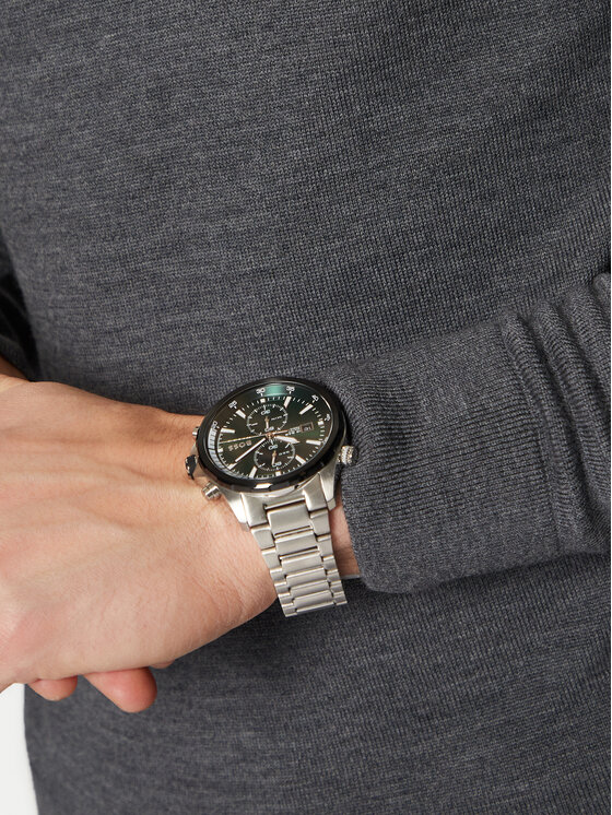 BOSS BOSS Orologio Globetrotter 1513930 Argento