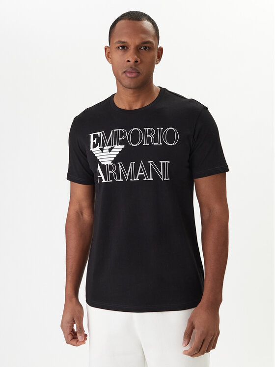 Emporio Armani Tricou EM000574 AF20434 UC001 Negru Regular Fit