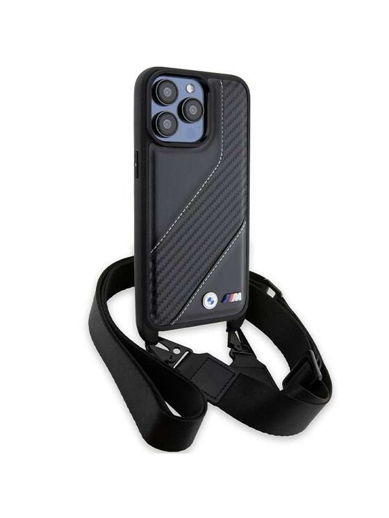 BMW Motorsport BMW Motorsport Etui na telefon Apple iPhone 15 Pro Max Czarny